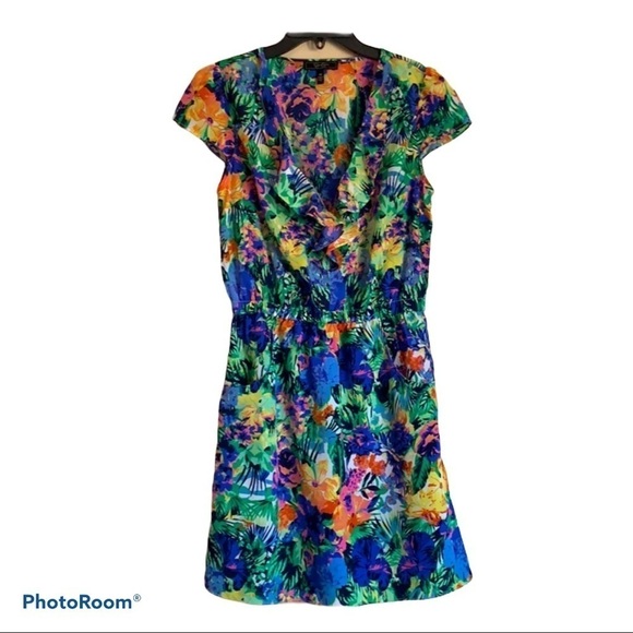 Jessica Simpson Women Ellington Floral Print Dress Size M - Picture 13 of 13